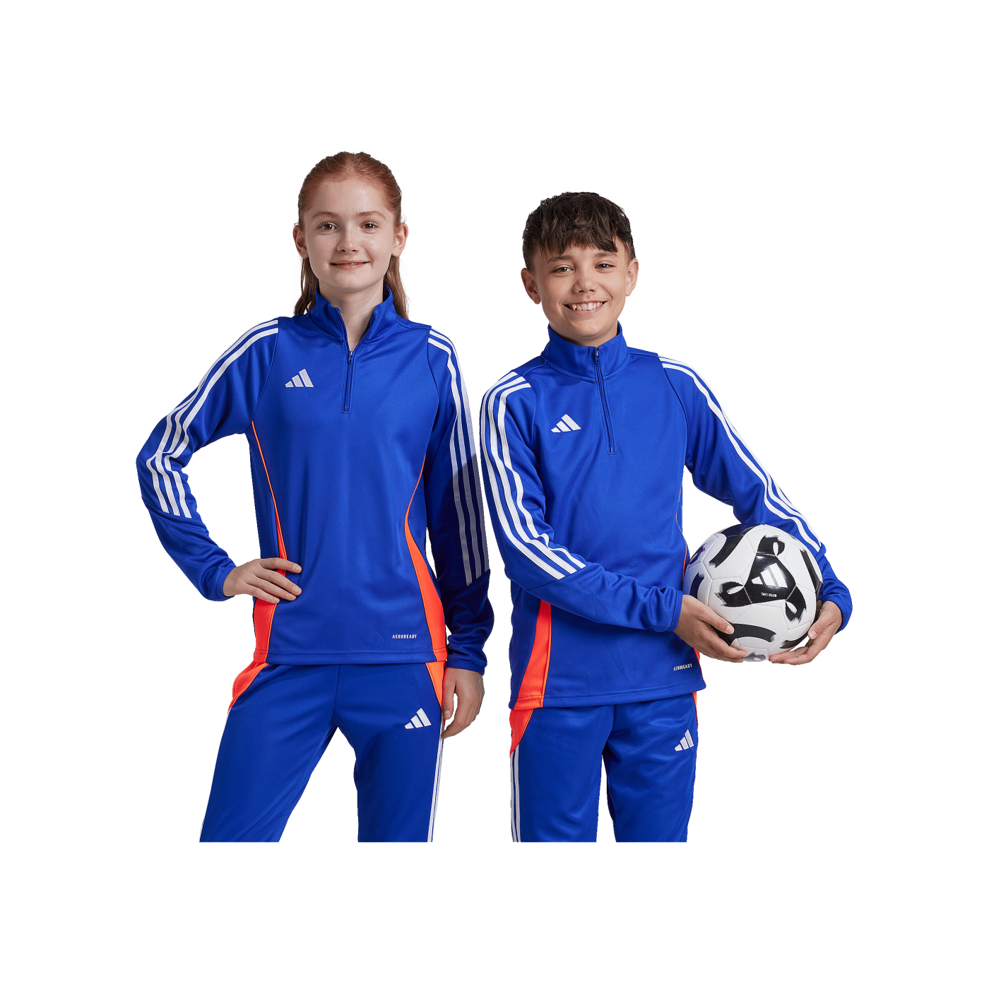 adidas Tiro 24 Trainingsjacke Kids Blau