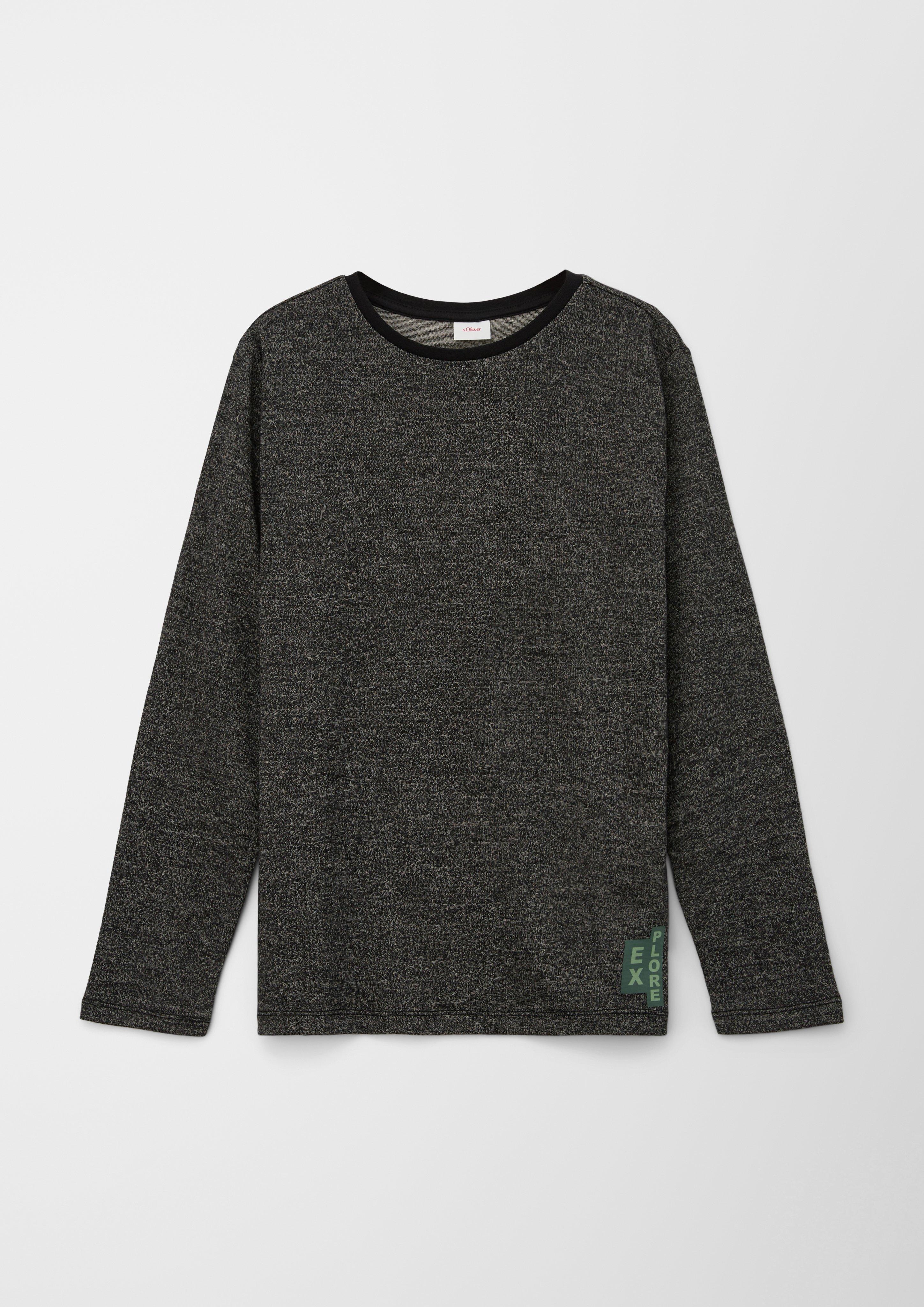 Longsleeve in melierter Optik  2118747-99W7