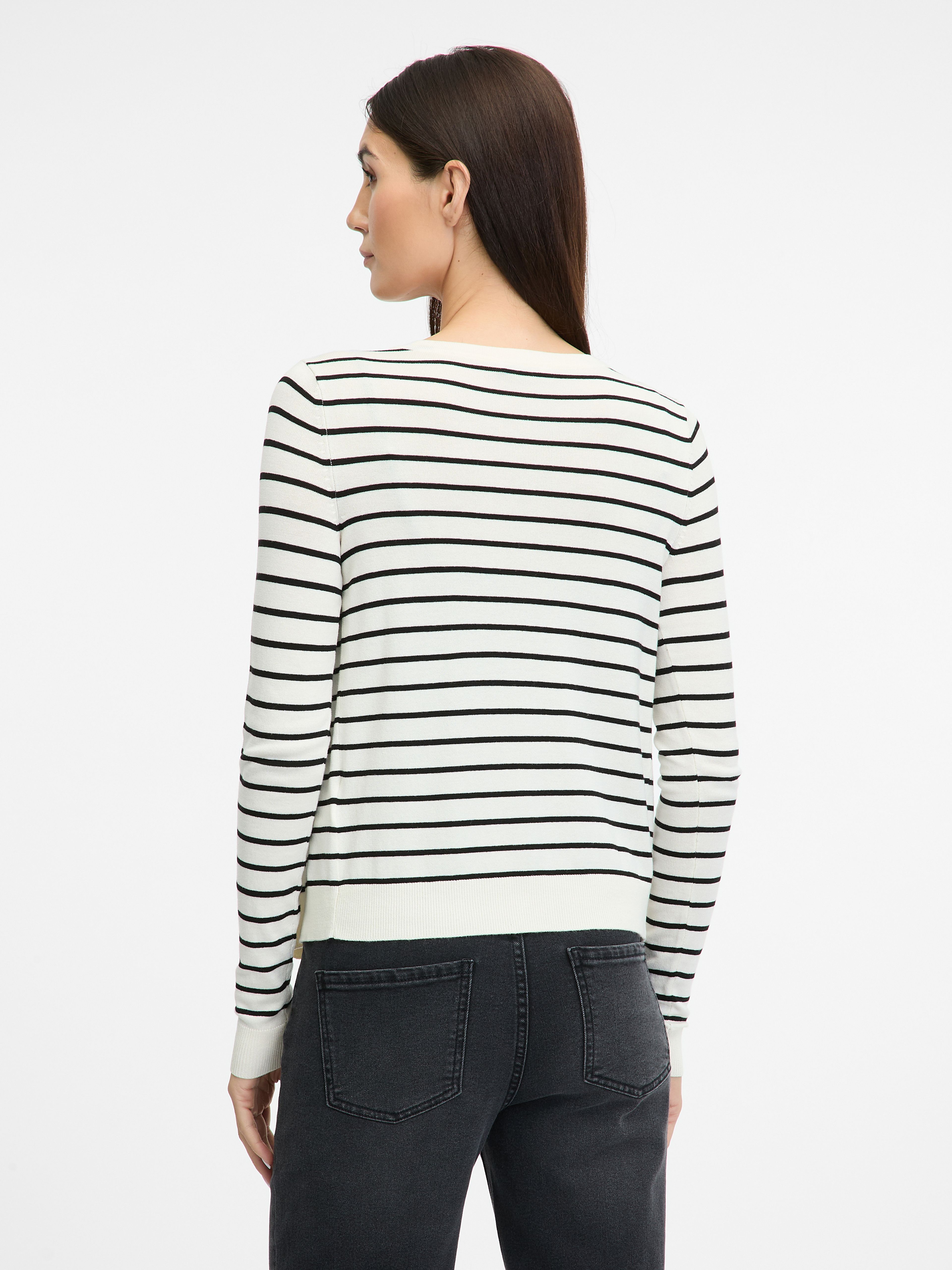 Cremefarbene Damen-Strickjacke ORSAY