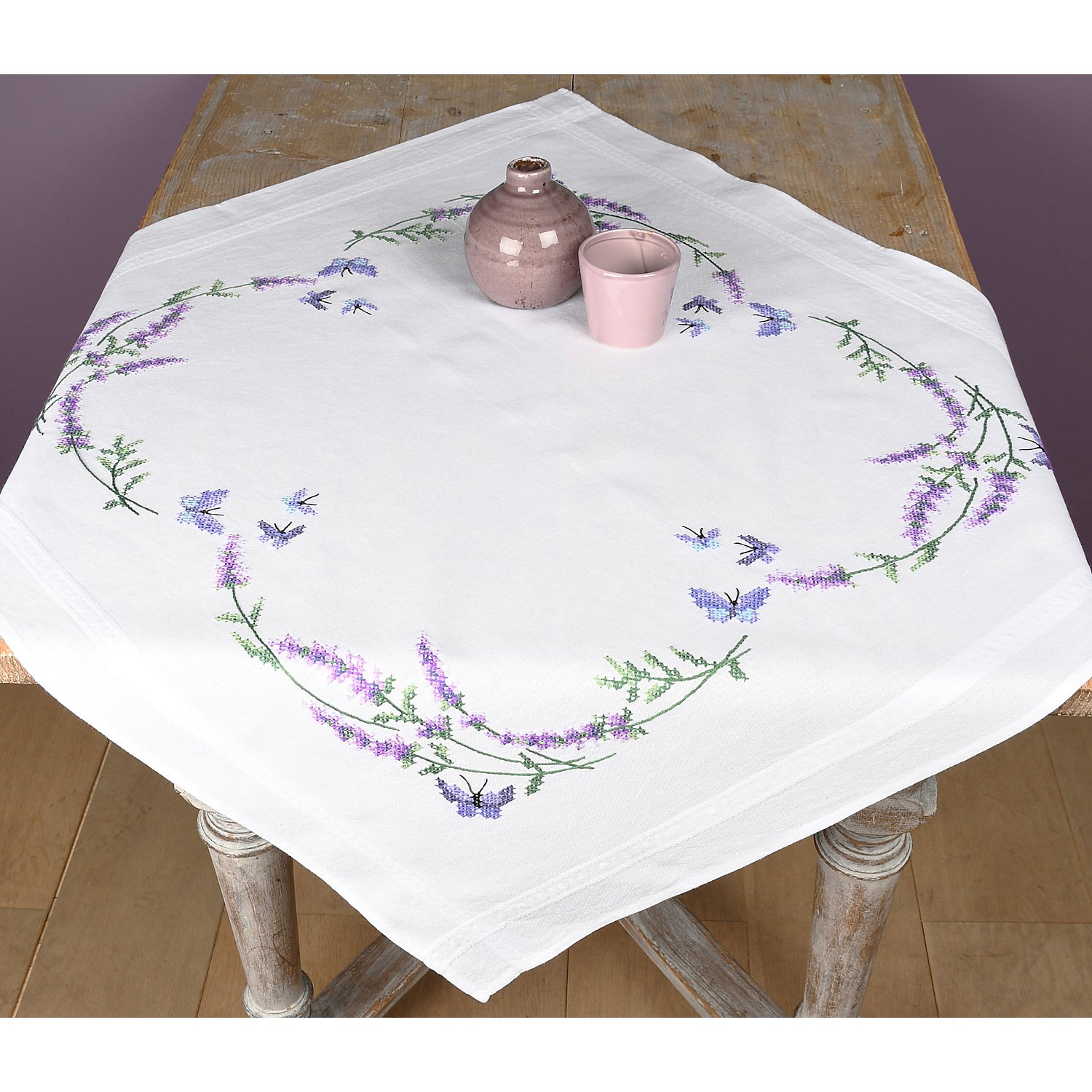 Stickmitteldecke 