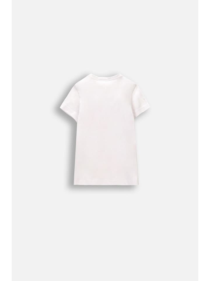 Coccodrillo T-Shirt mit kurzen Ärmeln in weiß günstig kaufen