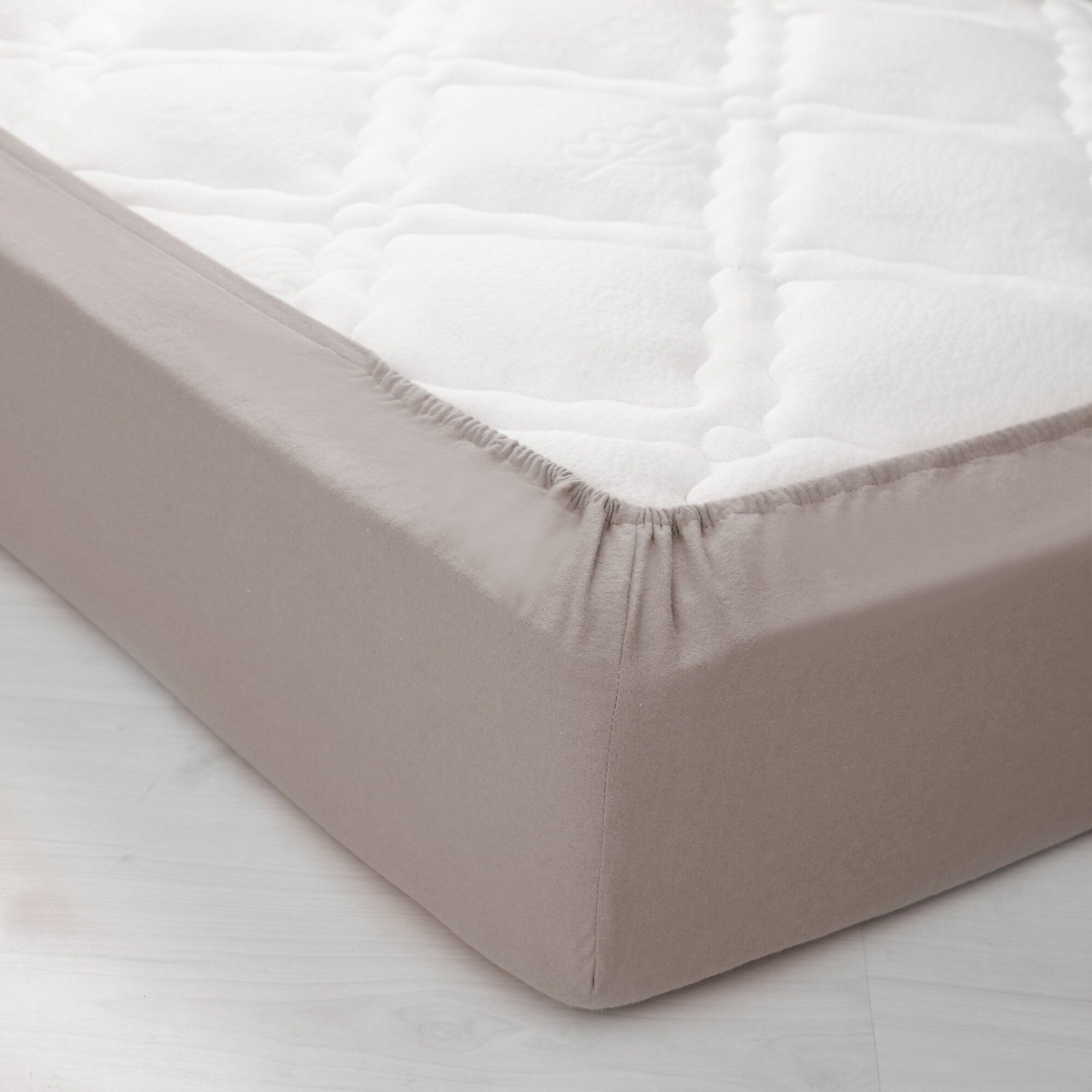 Linge de lit uni flanelle