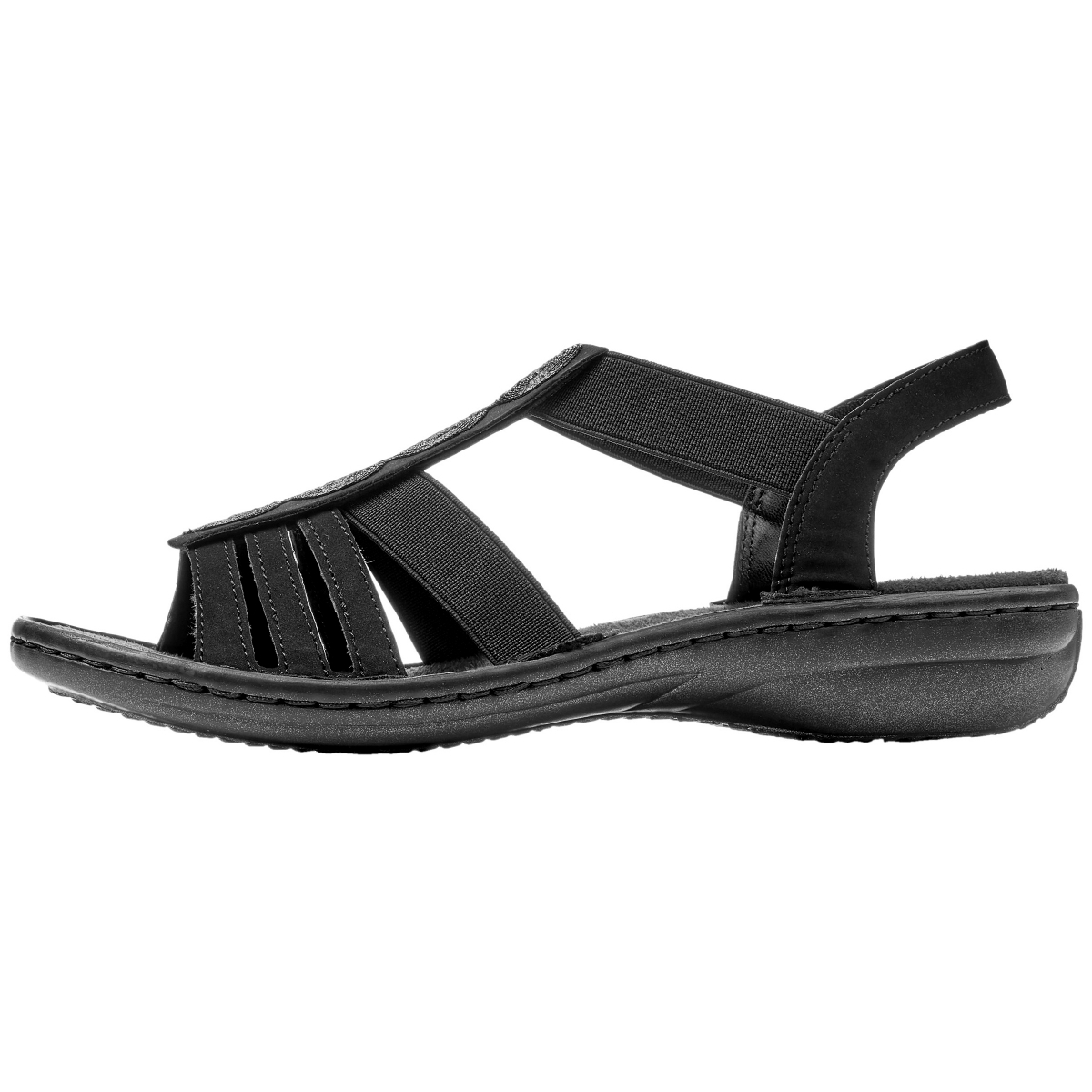 Rieker 60870 Sandale schwarz