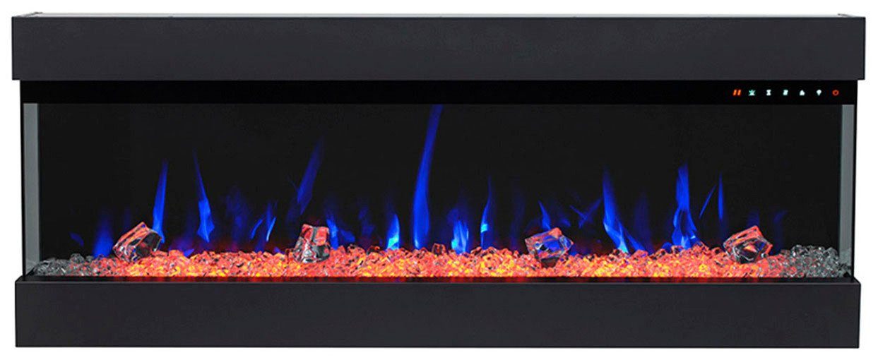 GLOW FIRE Elektrokamin Insert 36, täuschend echte Flamme - Multicolor LED-Technik, Heizfunktion 1600W