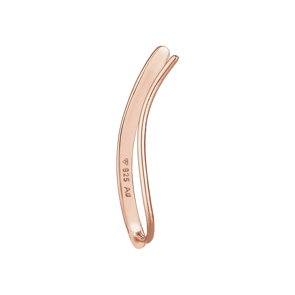 Elli Elli Boucles d'Oreilles Femmes Simple Earclimber Bombé Tendance Basique Blogueur  Boucles d'oreilles