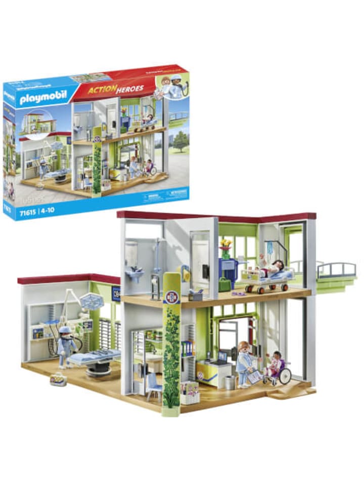 Playmobil Spielfigur Set Action Heroes Modernes Krankenhaus, 4-10 Jahre günstig kaufen onesize