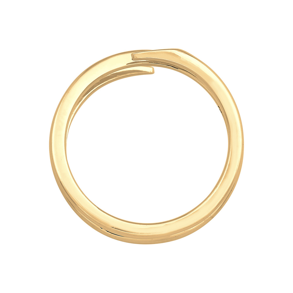 Elli Elli Bague Femmes Enroulement Torsadé Filigrane Tendance en Argent Sterling 925 Bague