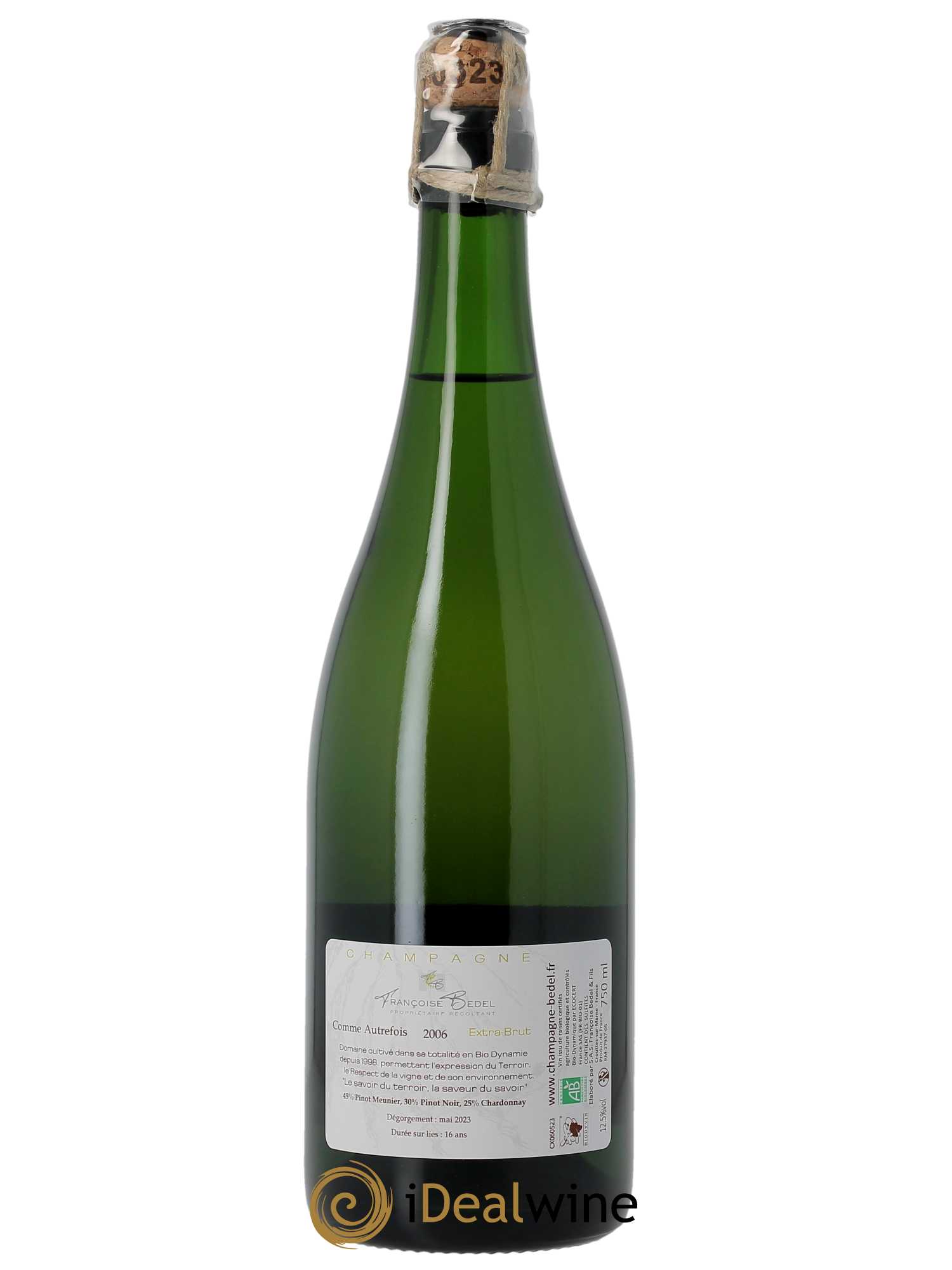 Comme Autrefois Françoise Bedel et Fils  2006 - Lot de 1 Bouteille
