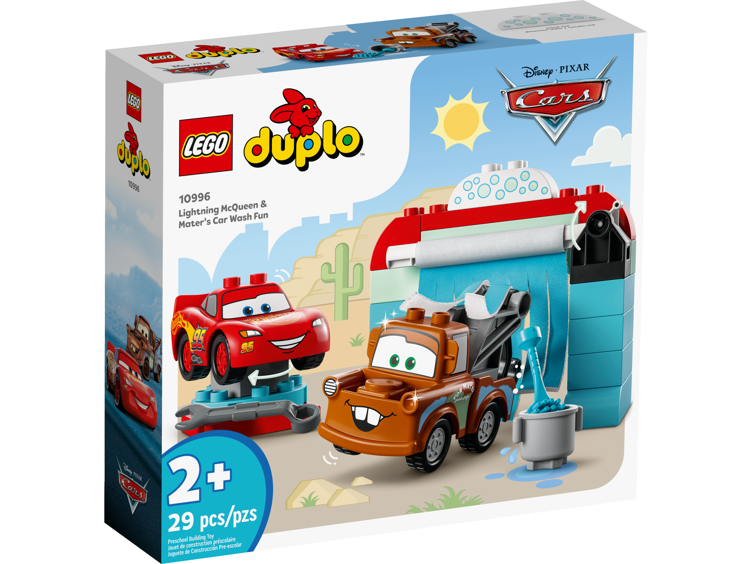 Lightning McQueen und Mater in der Waschanlage 10996
