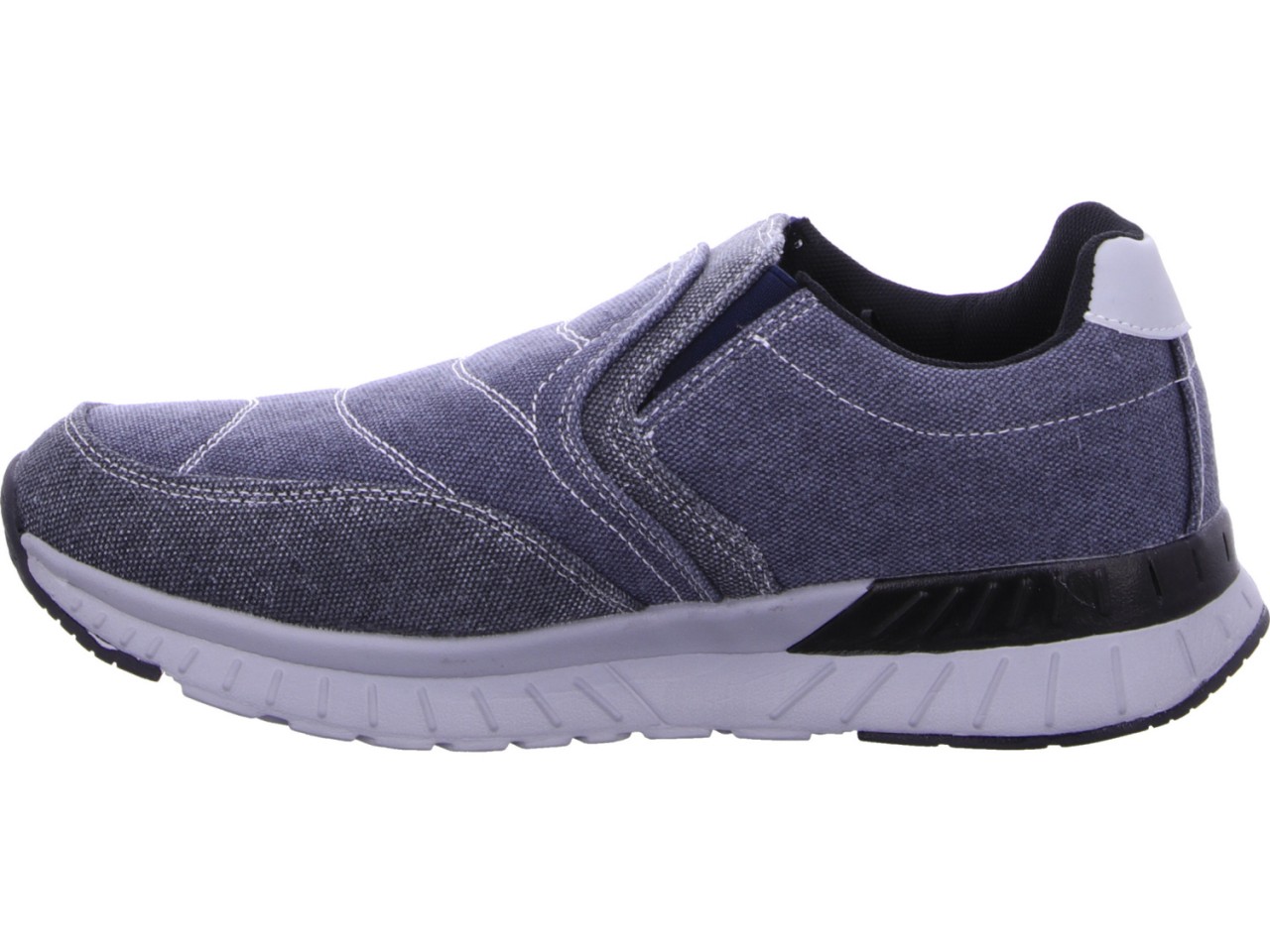DIVERSE Komfort Slipper blau