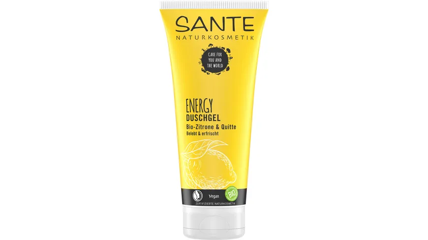 SANTE ENERGY Duschgel Bio-Zitrone & Quitte 200 ml