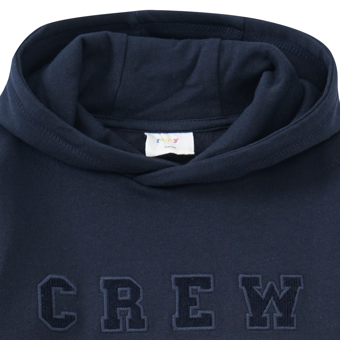 Kinder Hoodie mit appliziertem Schriftzug