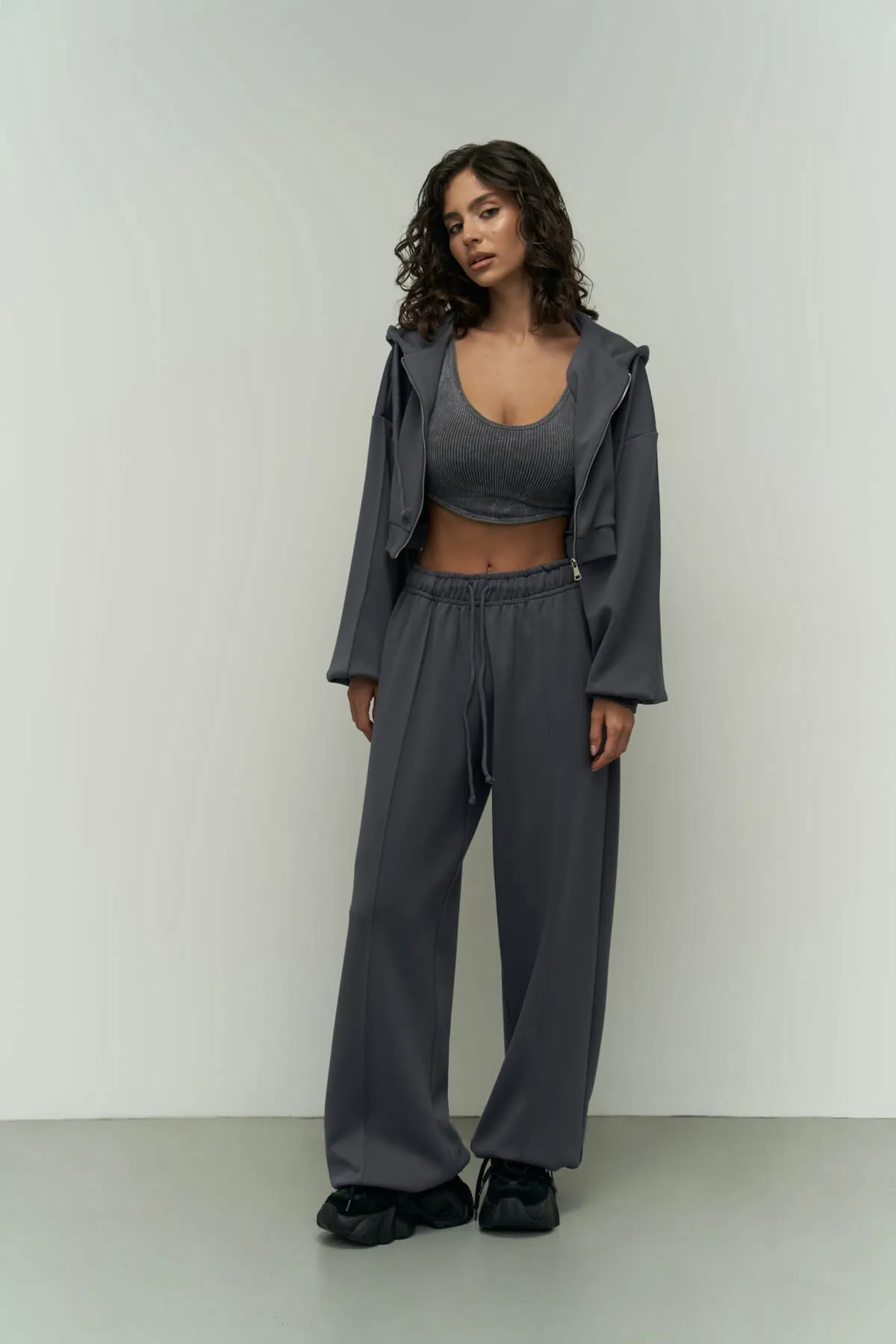 MAİ COLLECTİON  Zweiteiler - Grau - Regular Fit