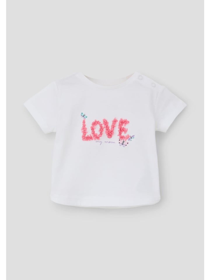 s.Oliver T-Shirt kurzarm in Weiß günstig kaufen