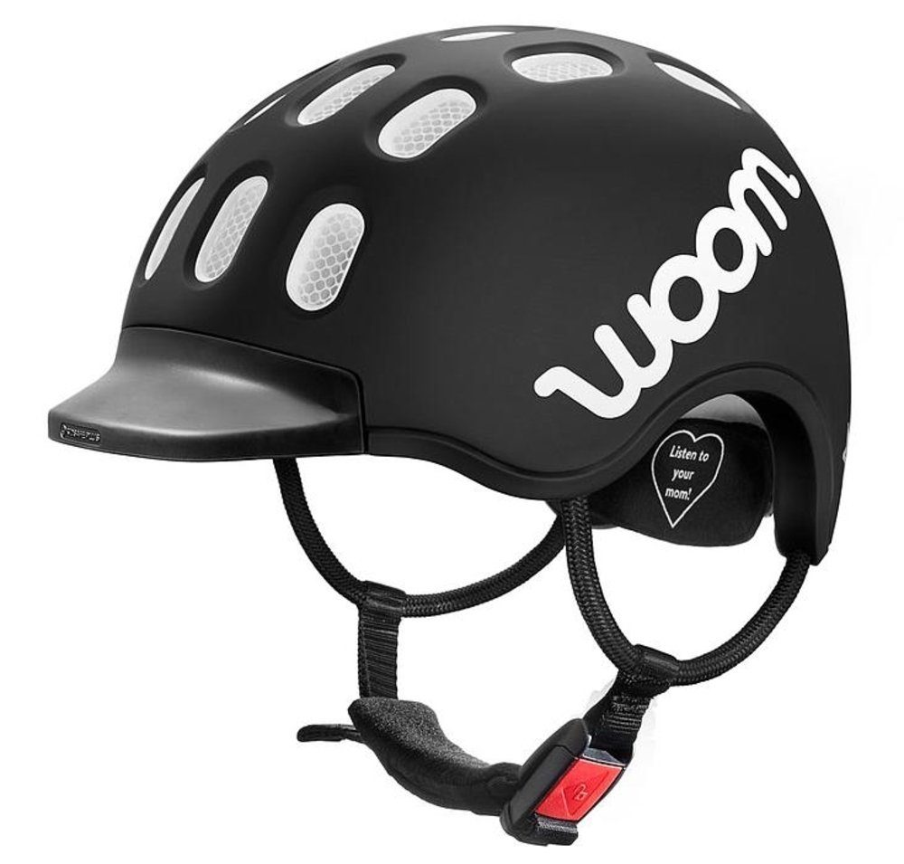 WOOM Kinderfahrradhelm WOOM™ Kids Fahrradhelm Größe M (53-56 cm), black