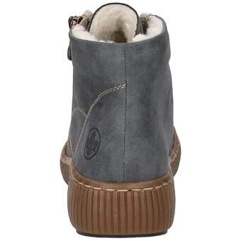 Rieker Schnür Boots in blau
