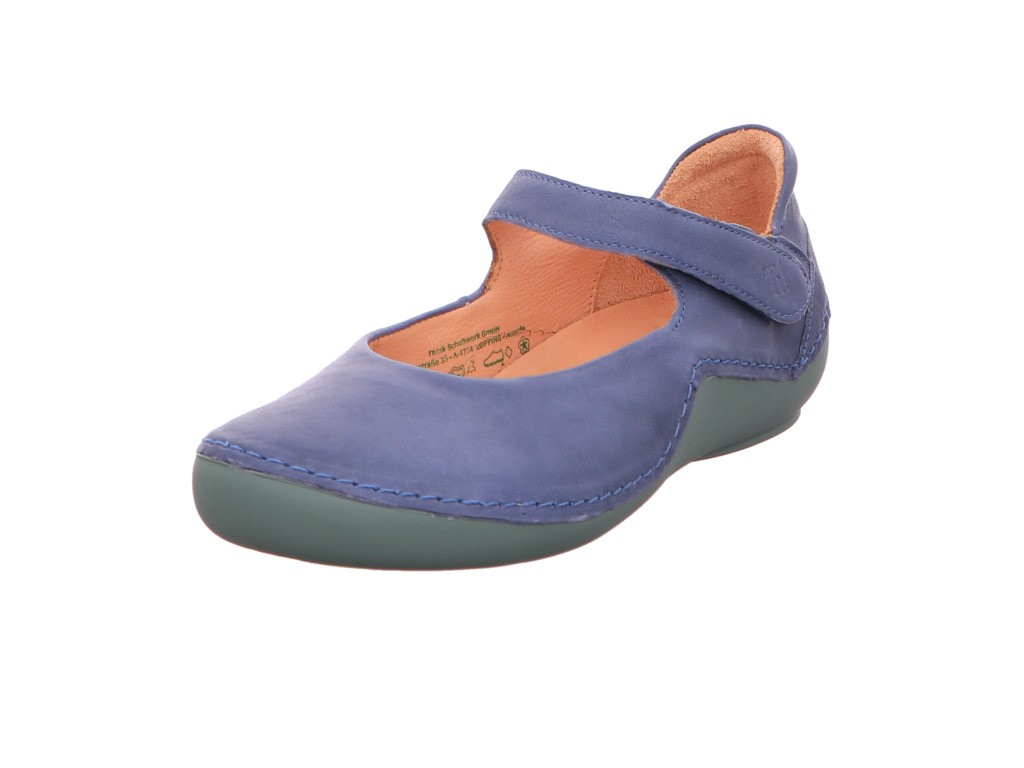 THINK Sportliche Slipper blau