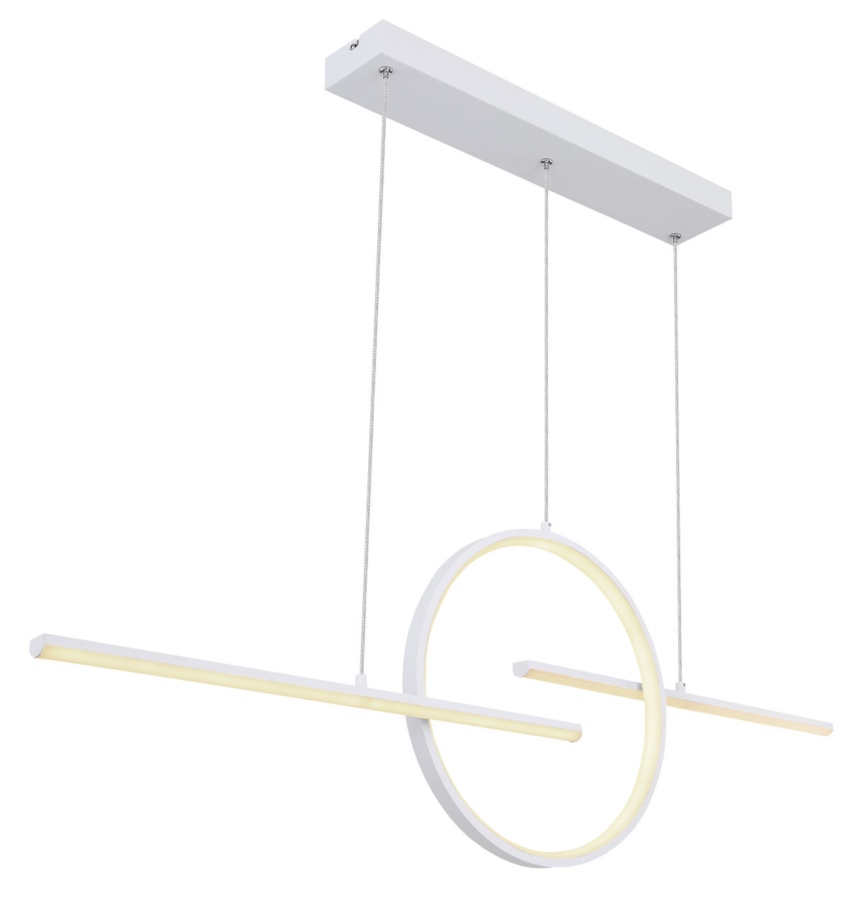 Globo Lighting - BARRAL - Hängeleuchte Metall weiß, LED