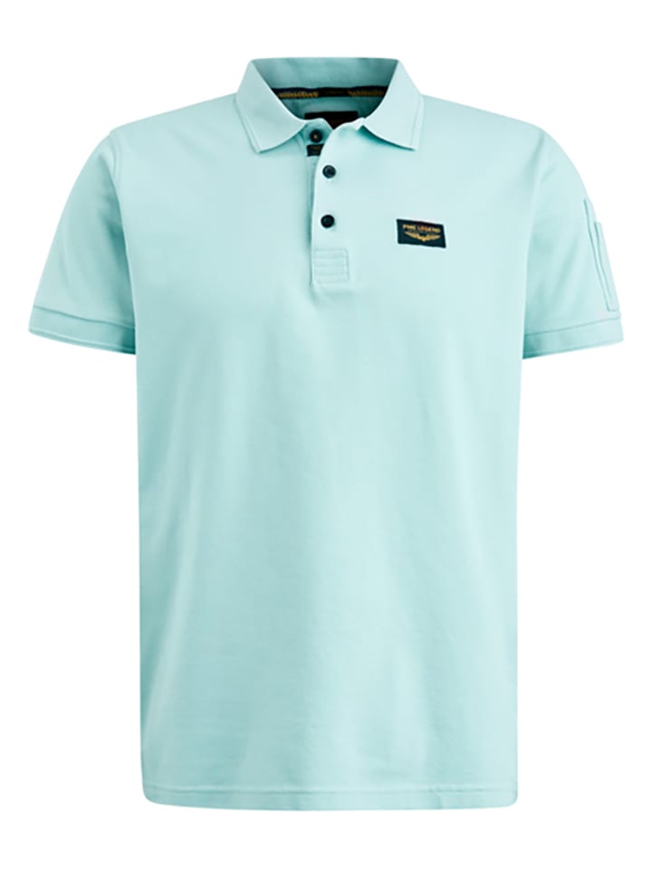 PME Legend Poloshirt in Türkis günstig kaufen