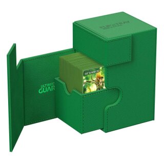 Ultimate Guard Flip`n`Tray 100+ XenoSkin Monocolor - Grün