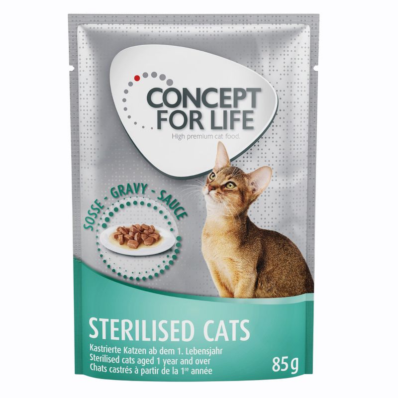 400 g Concept for Life Trockenfutter + 12 x 85 g Nassfutter in Soße zu TOP-Preisen