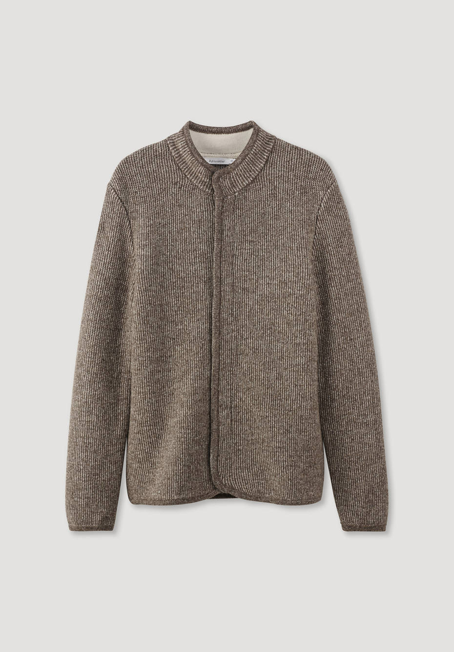Strickjacke aus Rhönwolle mit Bio-Baumwolle