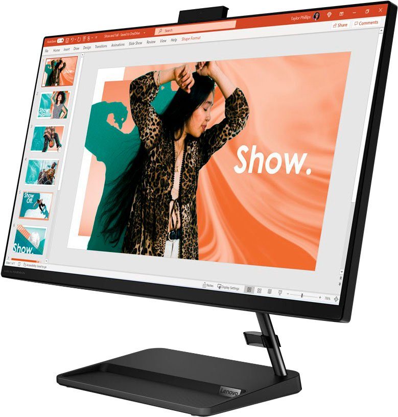 Lenovo IdeaCentre AIO 3 27IAP7 All-in-One PC (27 Zoll, Intel® Core i3 1220P, UHD Graphics, 8 GB RAM, 512 GB SSD)