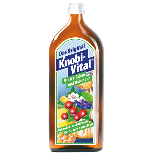 KNOBIVITAL mit Weißdorn Holunder Bio  960 ml  Flaschen