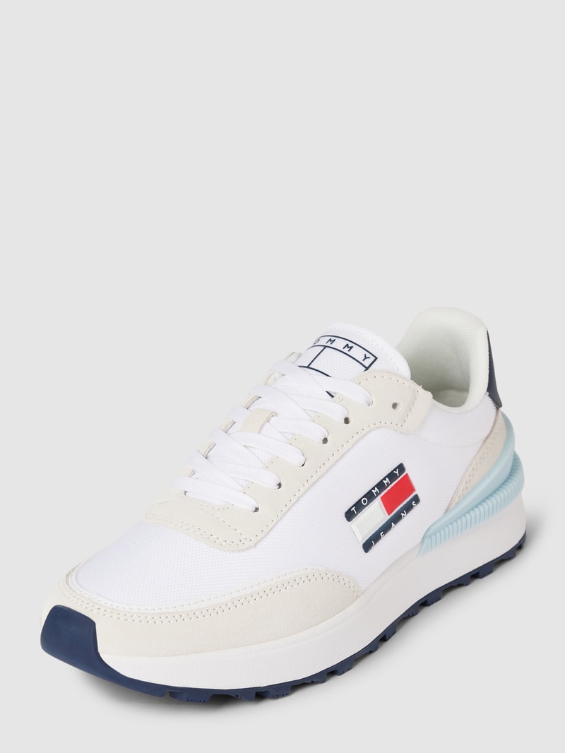 Sneaker mit Logo-Details Modell 'TECH. RUN' in weiß