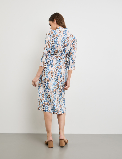Leinenkleid mit Taillenband