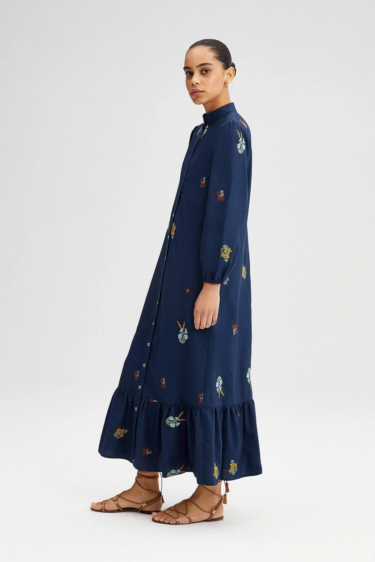 Touché Privé  Kleid - Dunkelblau - A-Linie
