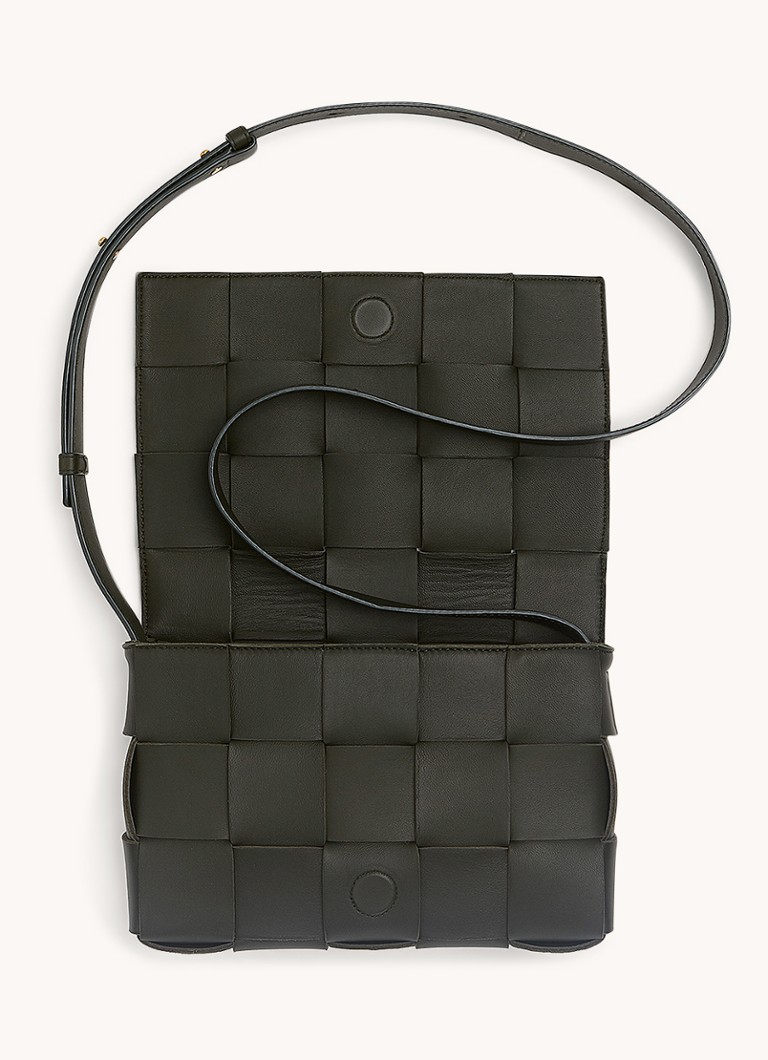 Τσάντα χιαστί από δέρμα αρνιού Bottega Veneta Cassette