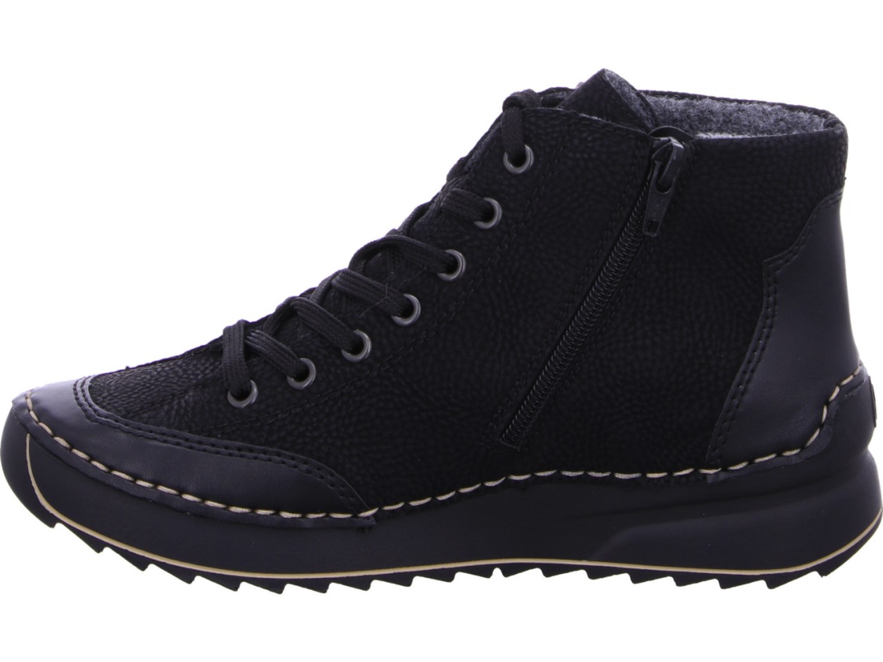 RIEKER Winterstiefel schwarz