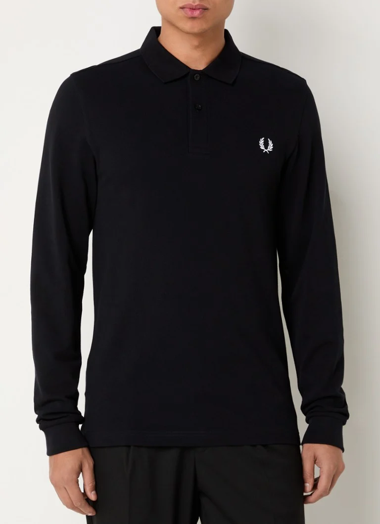 Koszulka polo Fred Perry o klasycznym kroju, wykonana z bawełnianej piki, z logo.
