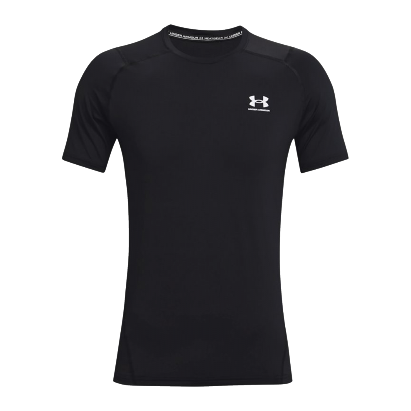 Under Armour HG Fitted T-Shirt Schwarz F001