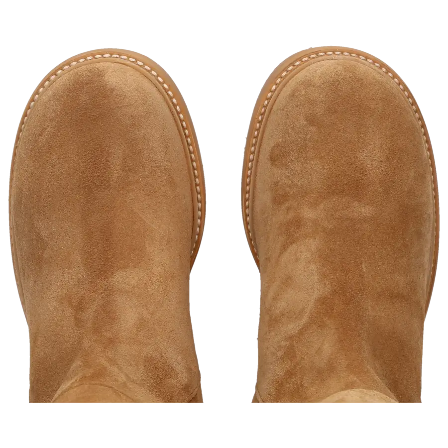 SEE BY CHLOÉ - Overknees BONNI Veloursleder - braun