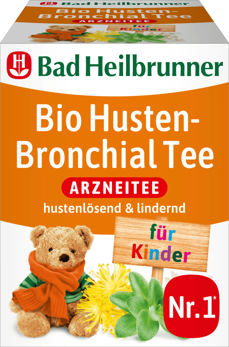 Kindertee, Husten-Bronchial Tee (8 Beutel), 12 g
