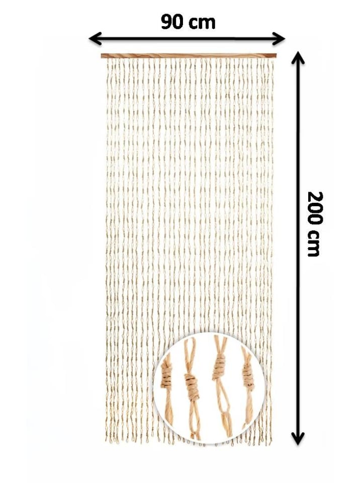 kobolo Vorhang CIRCLES in Beige günstig kaufen onesize