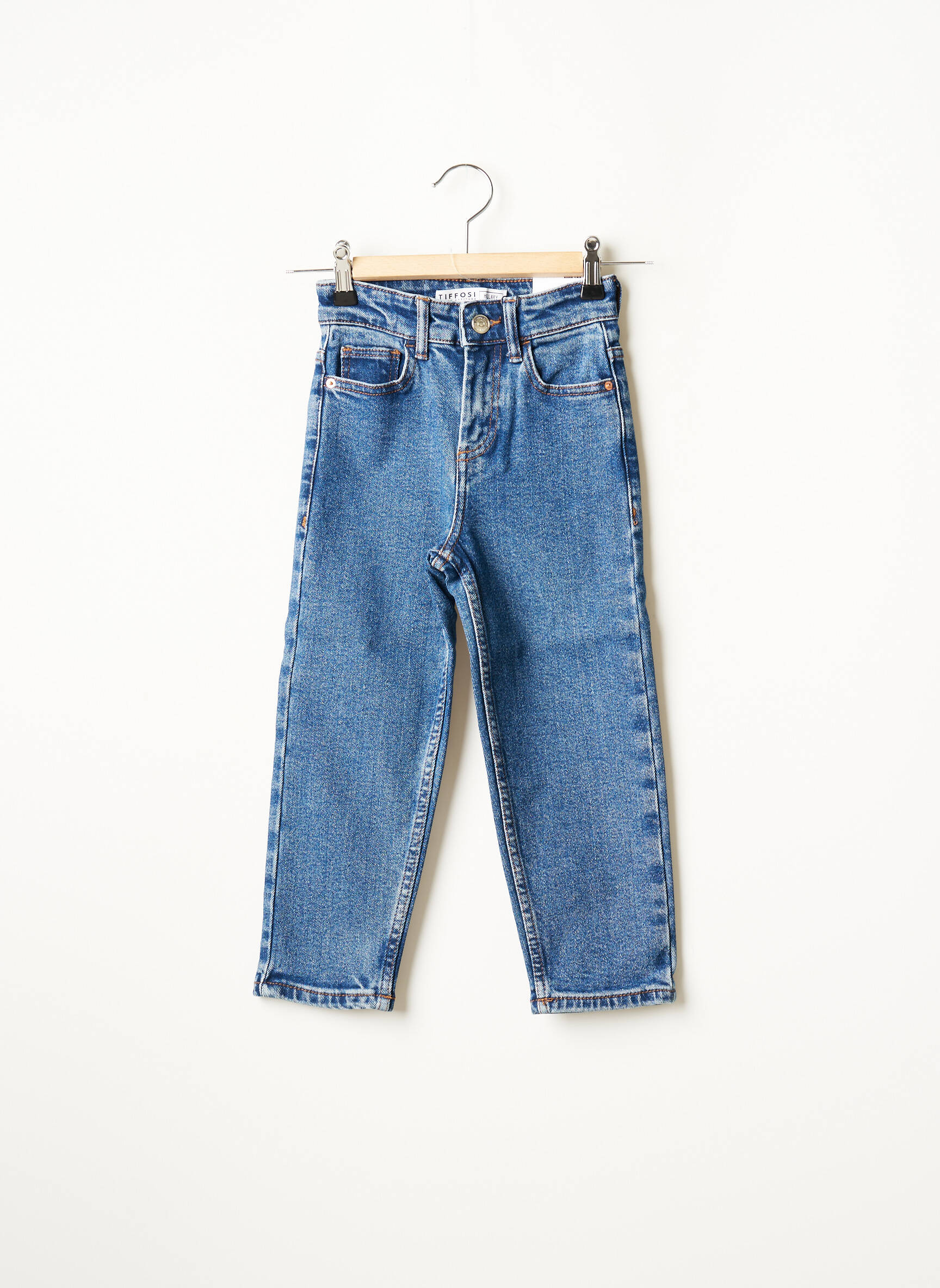 Tiffosi Jean Mom Fille couleur bleu