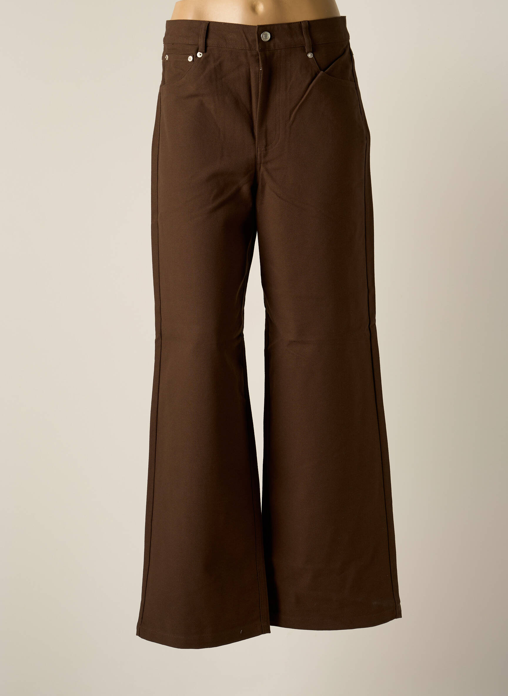 Jjxx Jeans Coupe Large Femme couleur marron