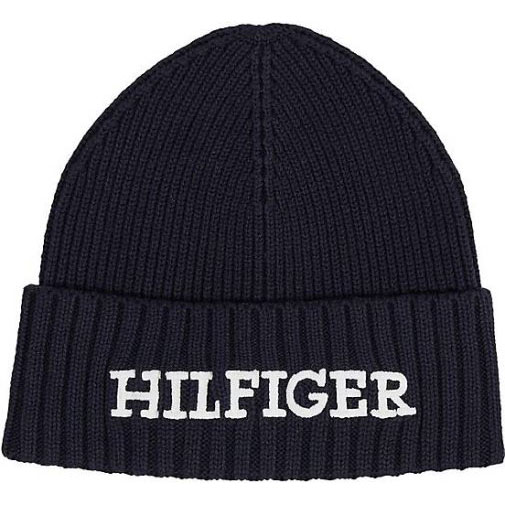 TOMMY HILFIGER Herren Strickmütze MONOTYPE BEANIE