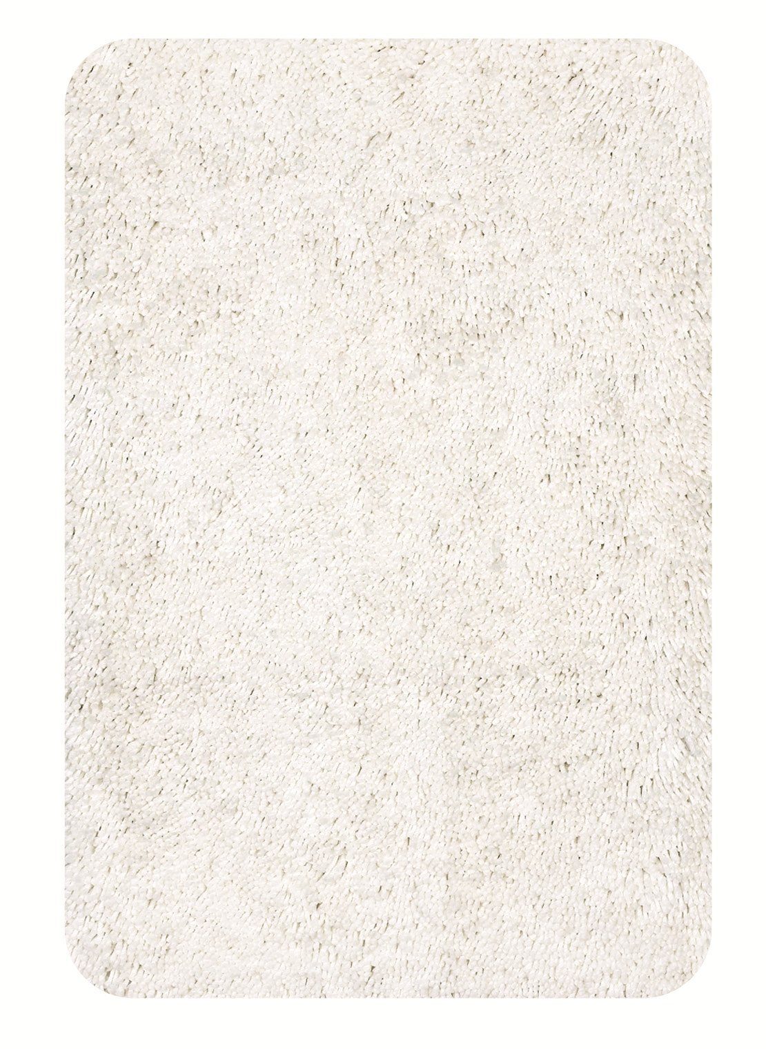 Badematte HIGHLAND spirella, Höhe 40 mm, Badteppich Hochflor, 100% Polyester Microfaser, Anti-Rutsch Beschichtung, mit Toilettenausschnitt, für Fußbodenheizung geeignet, waschbar 40°, schnelltrocknend, Polyester, rechteckig, Rutschhemmende Unterseite