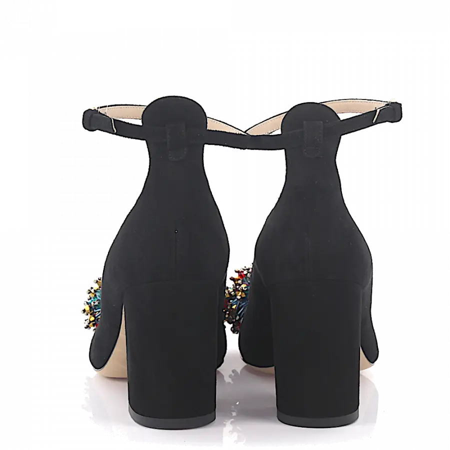 Elie Saab - Pumps Schmuckstein schwarz - schwarz