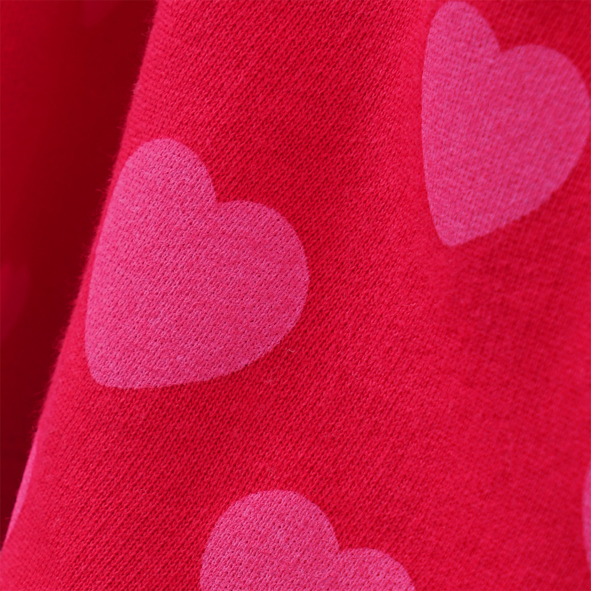 Mädchen Sweatkleid mit Herz-Print