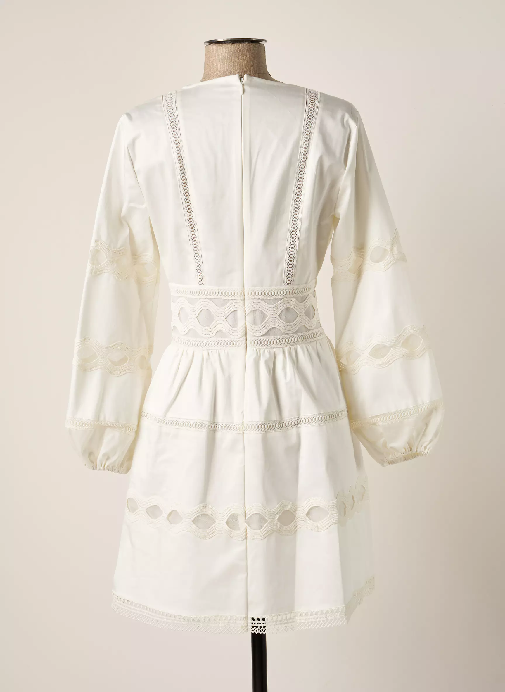 The Kooples Robes Courtes Femme couleur blanc