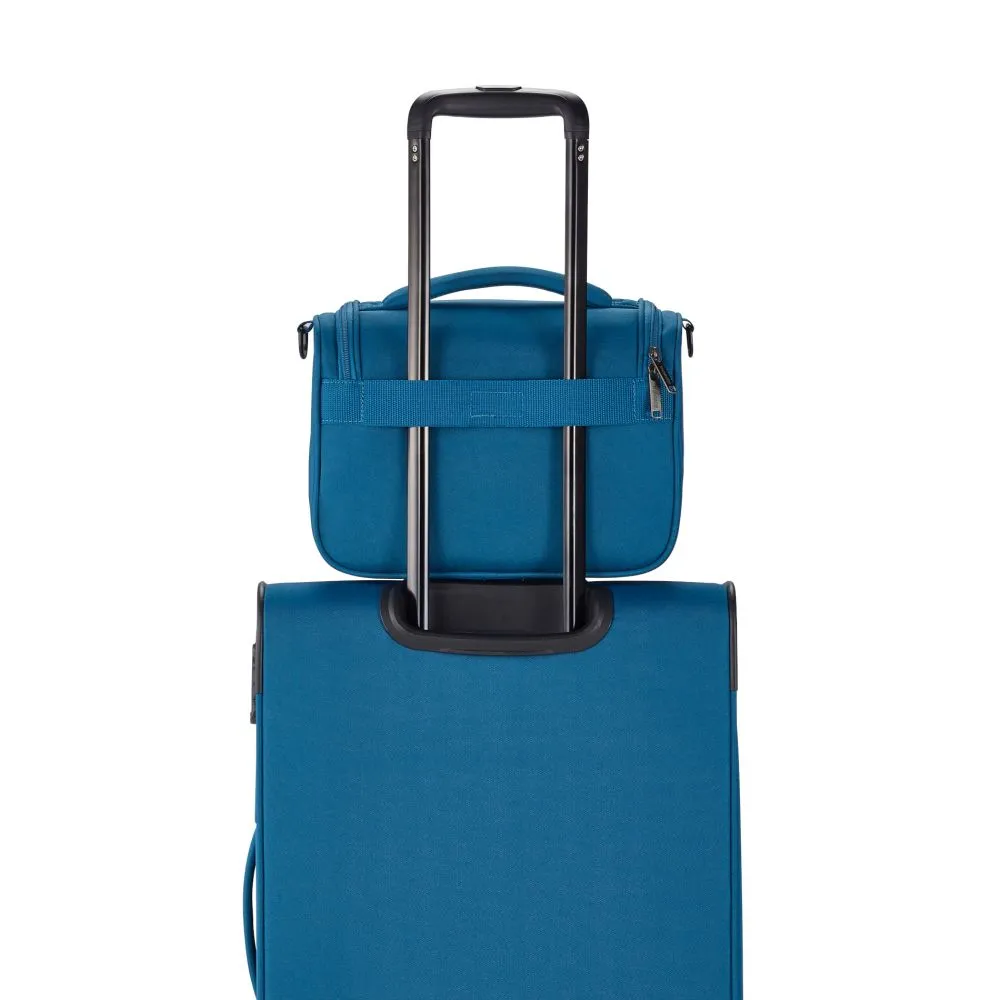 Travelite CHIOS Kofferset mit 4 Rollen Gr. L\/M (inkl. Reisetasche + Beautycase) - Petrol