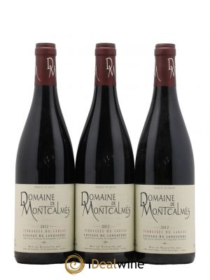 Terrasses du Larzac Domaine de Montcalmès Frédéric Pourtalié  2012 - Lot de 3 Bouteilles
