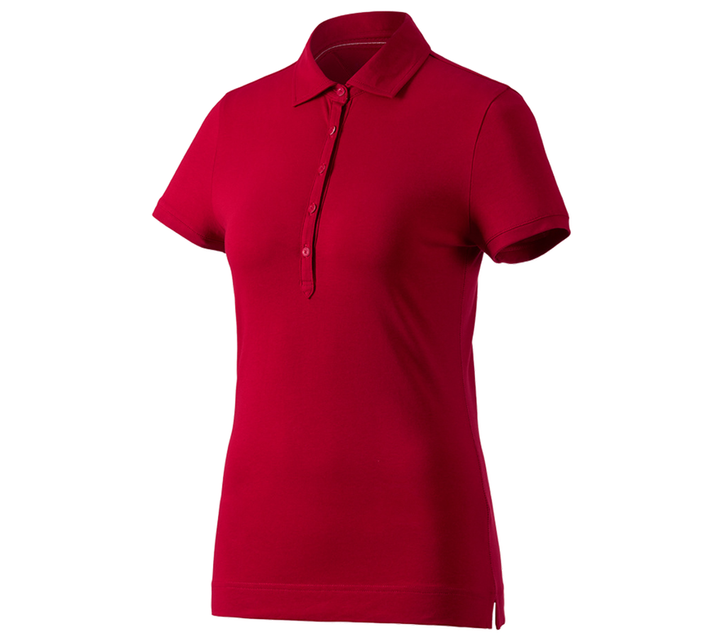 e.s. Polo-Shirt cotton stretch, Damen