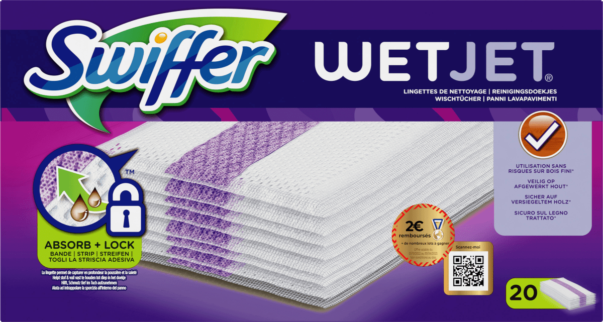 Bodentücher Wet Jet Nachfüllpack, 20 St