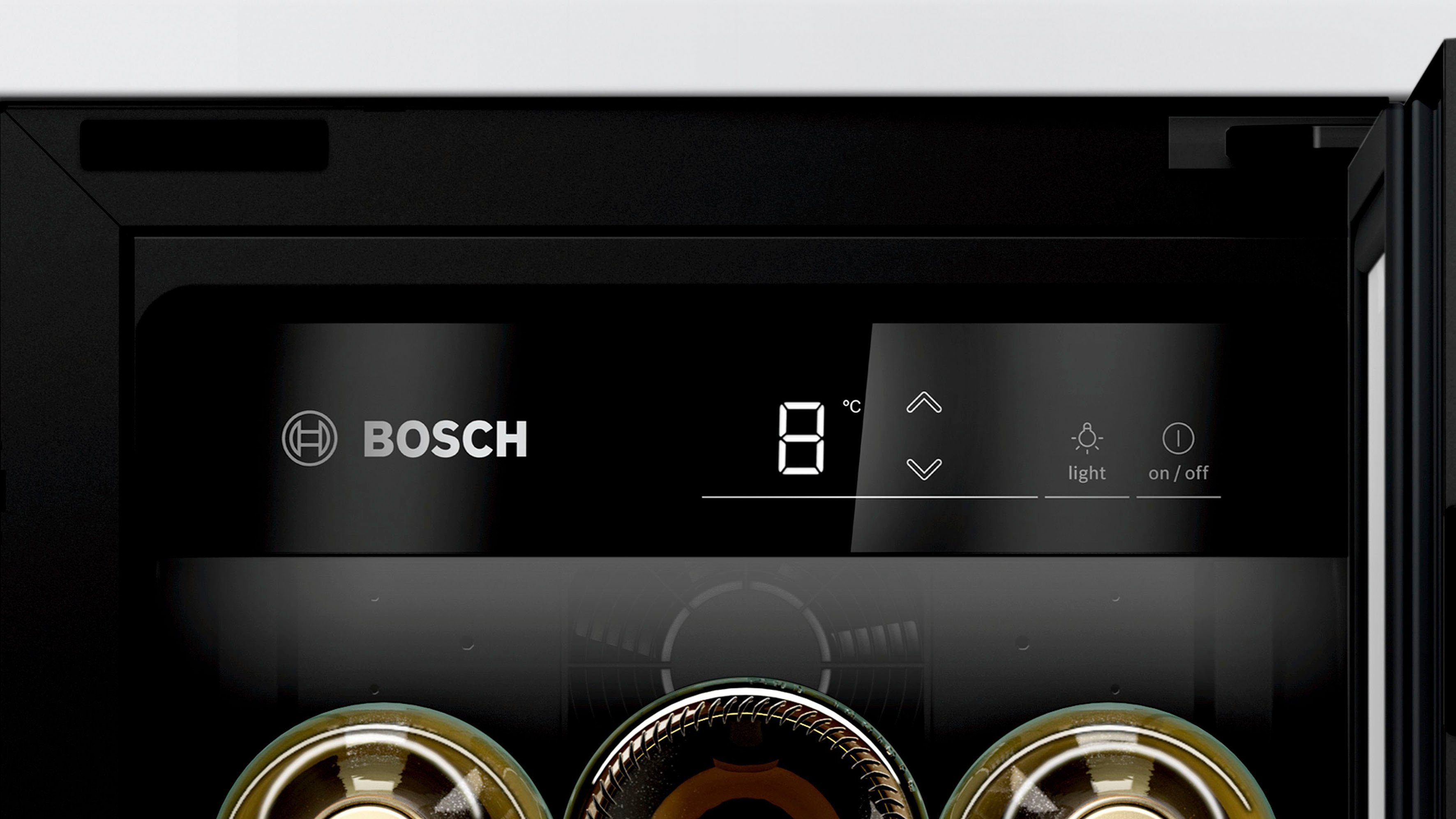 BOSCH Weinkühlschrank KUW20VHF0, für 21 Standardflaschen á 0,75l